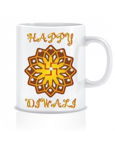 Everyday Desire Happy Diwali Greetings Home Decor Printed Ceramic Coffee Mug ED104