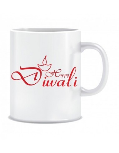 Everyday Desire Happy Diwali Ideal gift Printed Ceramic Coffee Tea Mug ED117