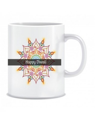 Everyday Desire Happy Diwali Printed Ceramic Coffee Mug ED097
