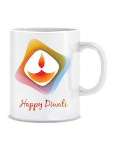 Everyday Desire Happy Diwali Printed Ceramic Coffee Tea Mug ED099