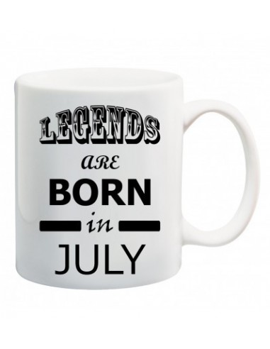Everyday Desire Legends are born in July Ceramic Coffee Mug ED003