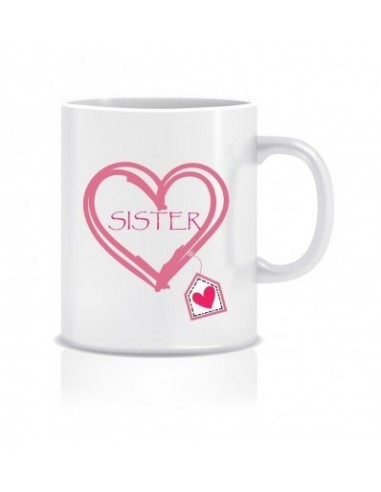 Everyday Desire Love Sister Ceramic Coffee Mug ED055
