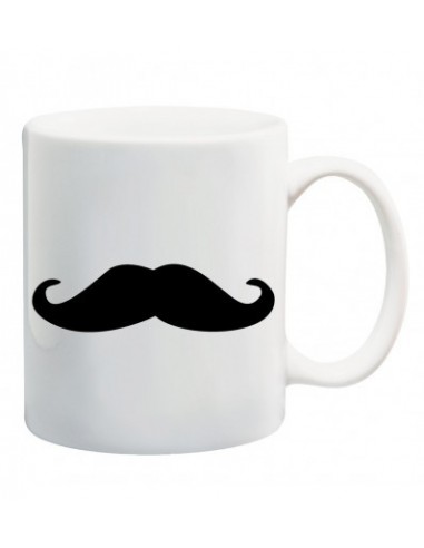 Everyday Desire Mustache Ceramic Coffee Mug ED044