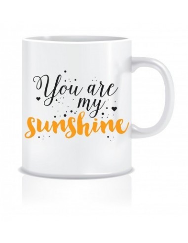 Everyday Desire You are my Sunshine Ceramic Coffee Mug - Valentines / Anniversary gifts for girlfriend, boyfriend - ED417