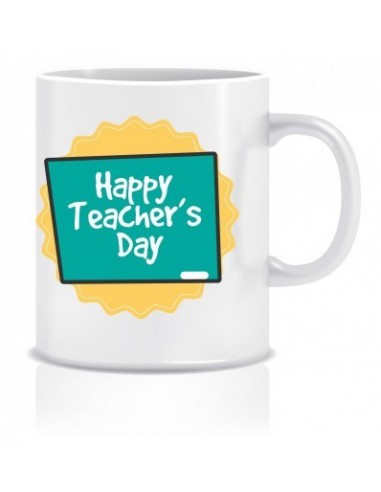 Happy Teacher's Day Printed Ceramic Coffee Mug ED084