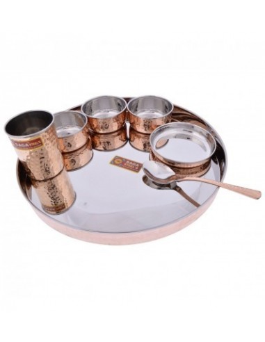 SAGA Copper & Steel Plate Set, 7-Piece