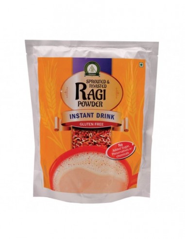 Naturally Rich in Iron and Calcium, Sprouted Ragi Powder, Suitable for all, No added sugar or salt