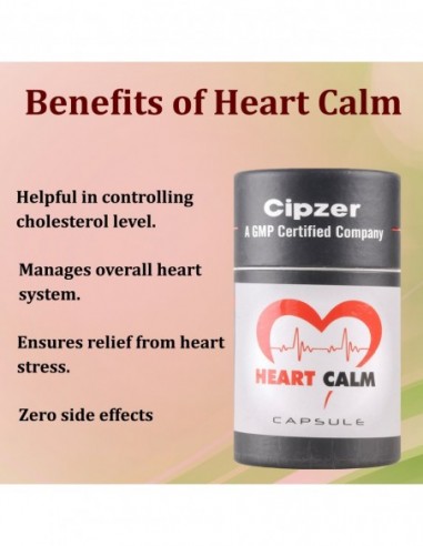 Cipzer Heart Calm Capsules 60 Caps