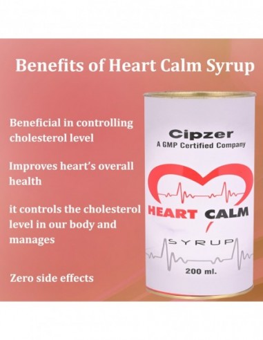 Cipzer Heart Calm Syrup (200 ml)