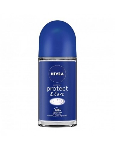 Nivea Deodorant Roll On Protect & Care for Unisex 50ml