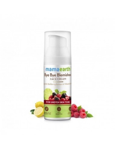 Mamaearth Bye Bye Blemishes Face Cream For Pigmentation & Blemish Removal With Mulberry Extract & Vitamin C 30ml
