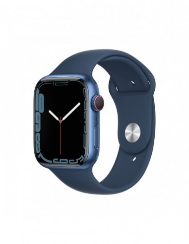 Apple Watch Series 7 (GPS, 45mm) - Blue Aluminium Case with Abyss Blue Sport Band - Regular