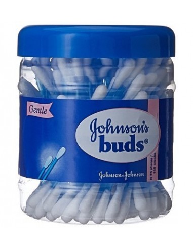 Johnson's Buds Gentle 150 Swabs White