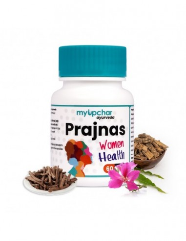 myUpchar Ayurveda Prajnas Women’s Wellness Veg 60 Capsules - Healthy Pregnancy & PCOS & PCOD