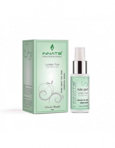 Innate pure light tea tree complex face wash-controls excess oil secretion removes impurities fights acne -100ml