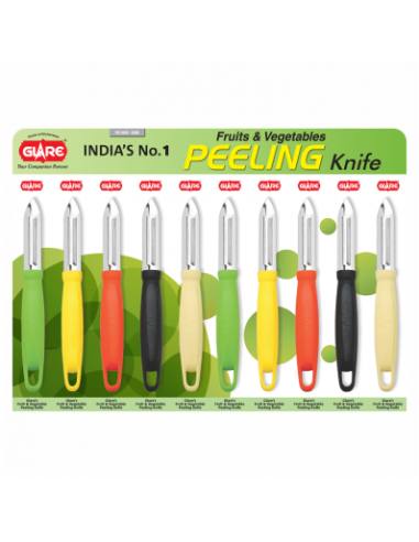 Glare New Fruit Peeling Knife Steel Knives Pack Of 10
