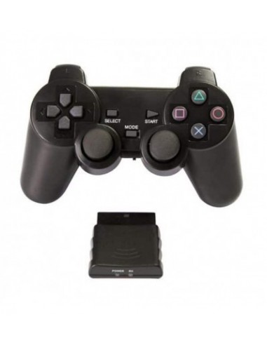 Vexclusive® Dual Shock 2 Wireless Controller (Black, For PS2) | PS2 Controller