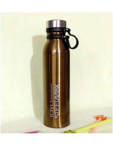 Joyo Stainless Steels Steelmax Cool Mount 800 ml Vacuum Insulated Water Bottle, Brown by Ruchiez