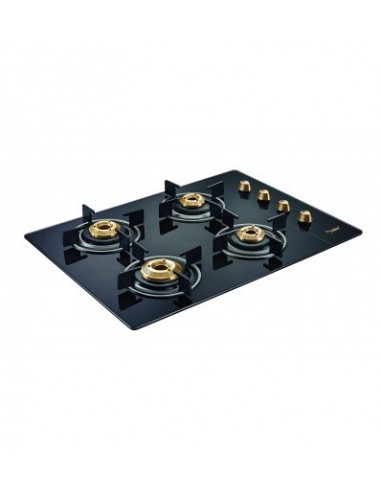 Prestige Euro Glass Top Gas Stove With Toughened Glass Top Powder Coated Body 4 Burners