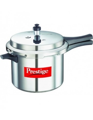 Prestige Popular Aluminium Outer Lid Pressure Cooker 5 Litres Silver