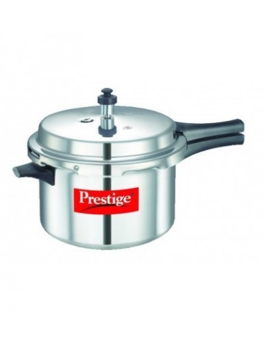 Prestige Popular Aluminium Outer Lid Pressure Cooker 5.5 Litres Silver