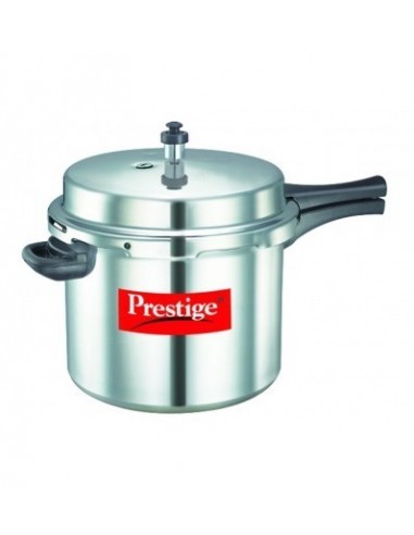 Prestige Popular Aluminium Outer Lid Pressure Cooker 10 Litres Silver