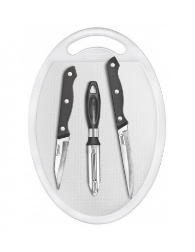 Prestige Truedge 4 pc Knife Set Utility Knife Paring Knife Peeler & Board