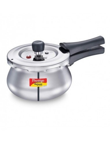 Prestige Svachh Handi 2 L with Deep Lid for Spillage Control Stainless Steel Silver