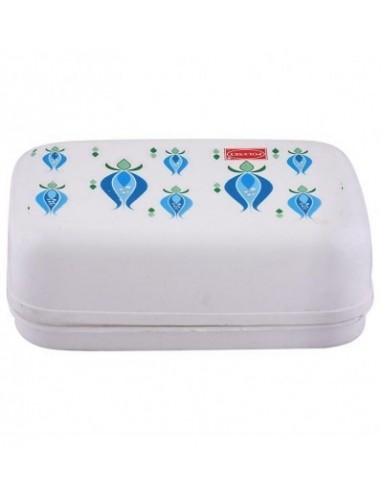 Polyset Floral Printed Plastic Soap Case