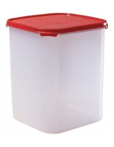 Polyset Magic Seal Square Plastic Container 5.5 litres Red