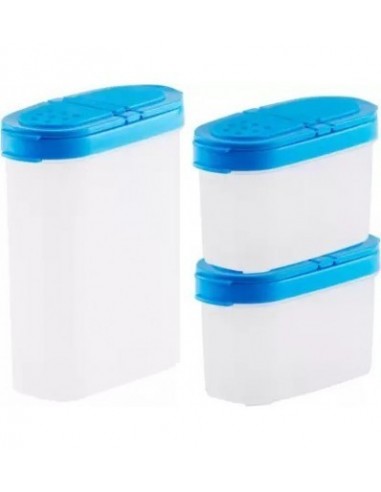 POLYSET Tic-Tac Plastic Container 3 pc set