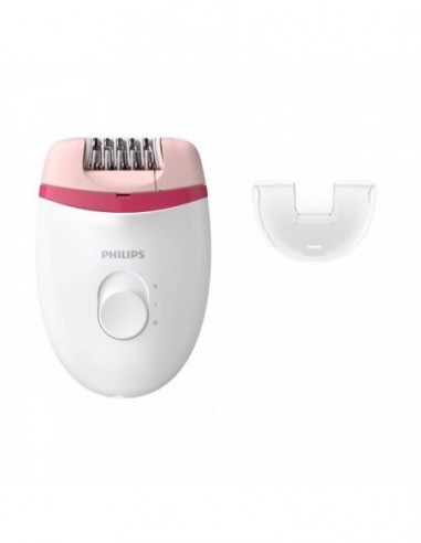 Philips bre235/00 corded compact epilato white and pink for gentle hair removal at home