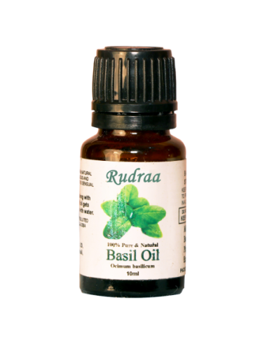 Rudraa Forever Basil (Tulsi Oil) Essential Oil 10ml