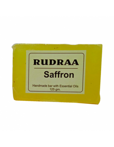 Rudraa Forever Saffron Handmade Soap 125gm
