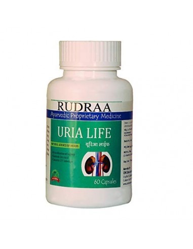 RUDRAA URIA LIFE 60 CAPSULES FOR CONTROL OF URIC ACID