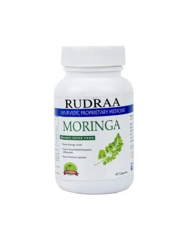 Rudraa Moringa Vitamin & Supplement Capsule, Non prescription, 60 Cap