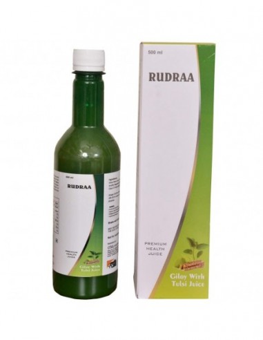 Rudraa Giloy With Tulsi Juice Premium Health Juice Natural Juice for Building Immunity 500ml