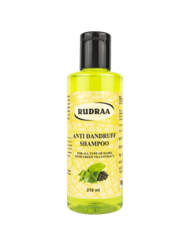 Rudraa Forever Anti Dandruff Shampoo With Green Tea Extracts For All Type of Hairs 210 ml