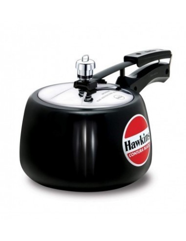 Hawkins Contura Hard Anodised Aluminium Pressure Cooker 3 Litres Black